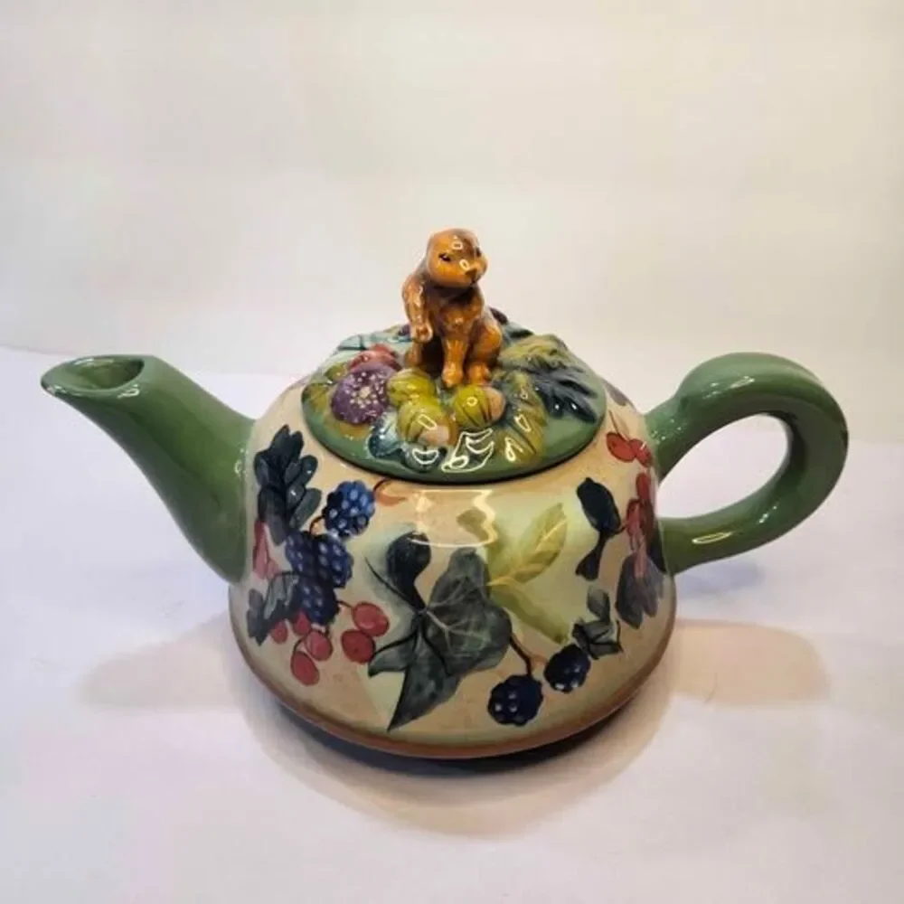 Tracy Porter Beloved Country Collection Teapot Rabbit Lid